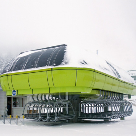 The LEITNER station garaging system